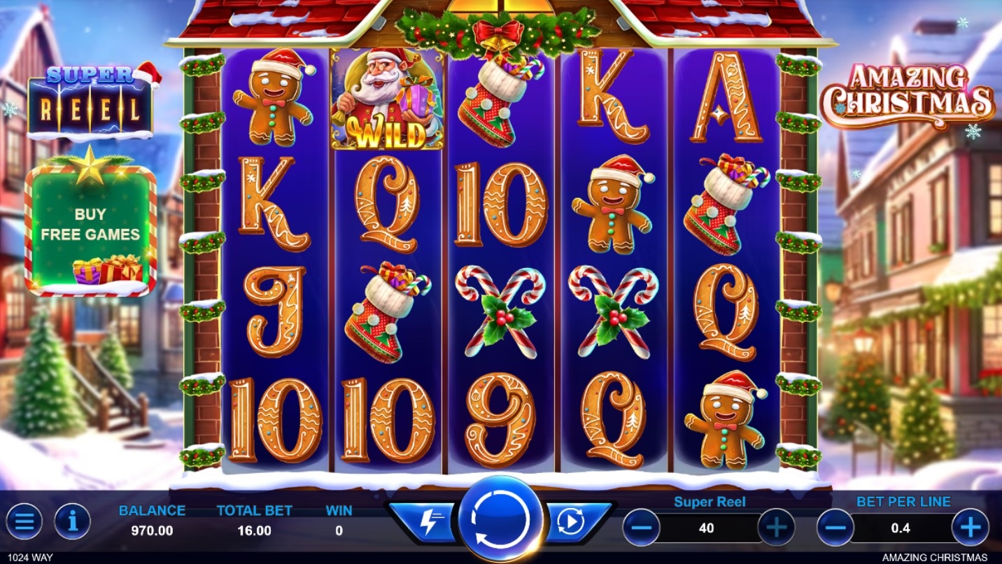 Amazing Christmas Slot Gameplay
