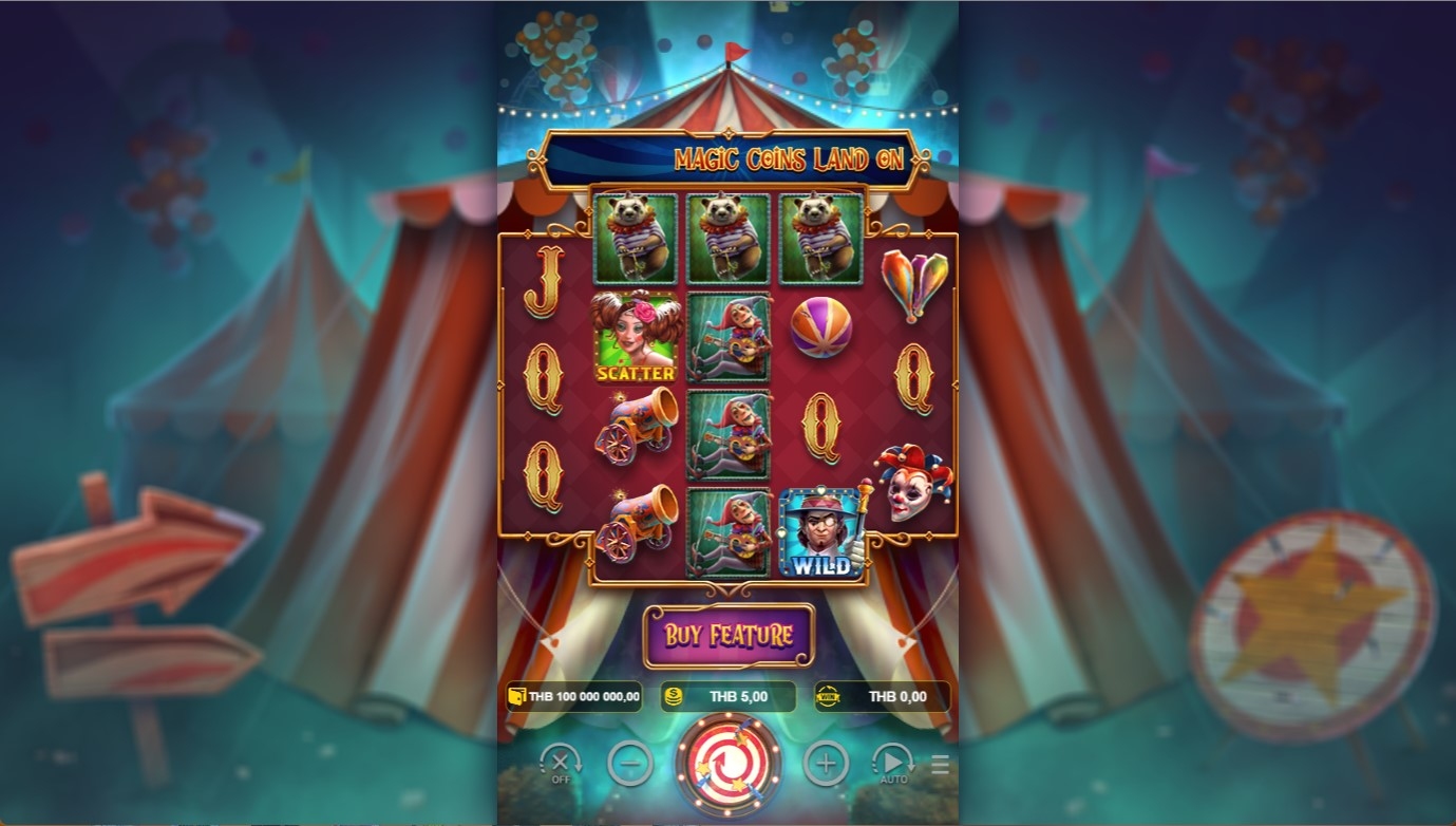 Amazing Circus Slot Gameplay