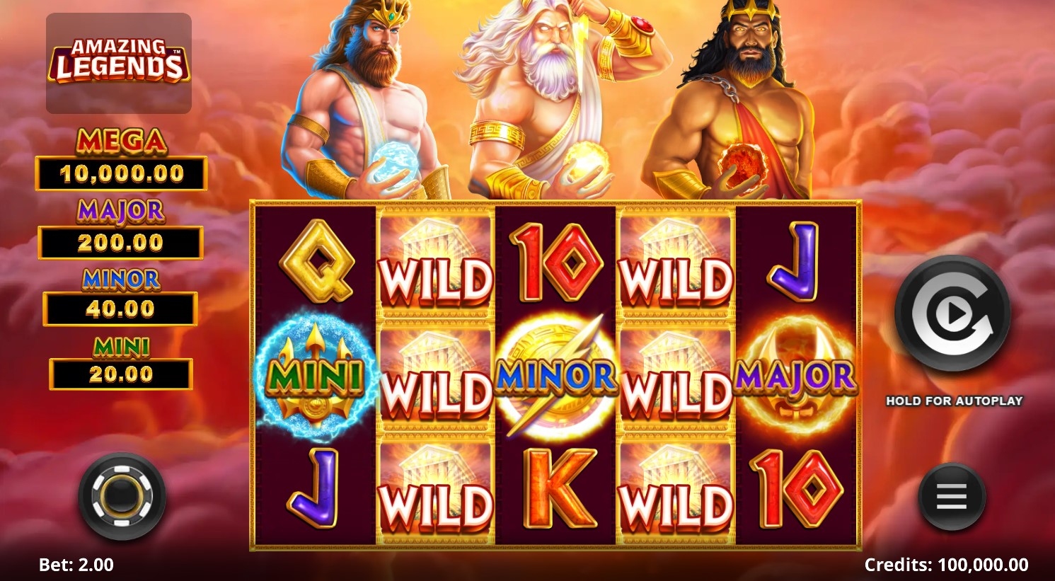 Amazing Legends Slot Gameplay