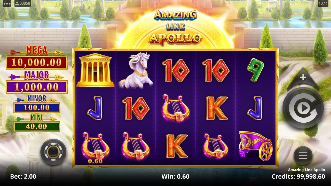 Amazing Link Apollo Slot Gameplay