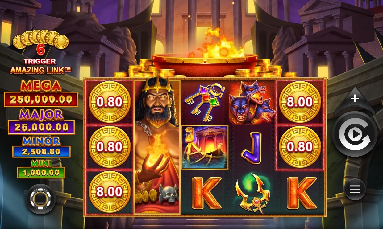 Amazing Link Hades Slot Gameplay