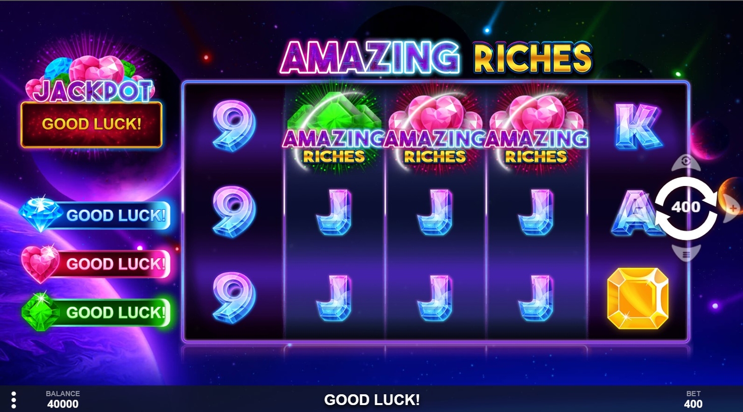 Amazing Riches Slot Gameplay