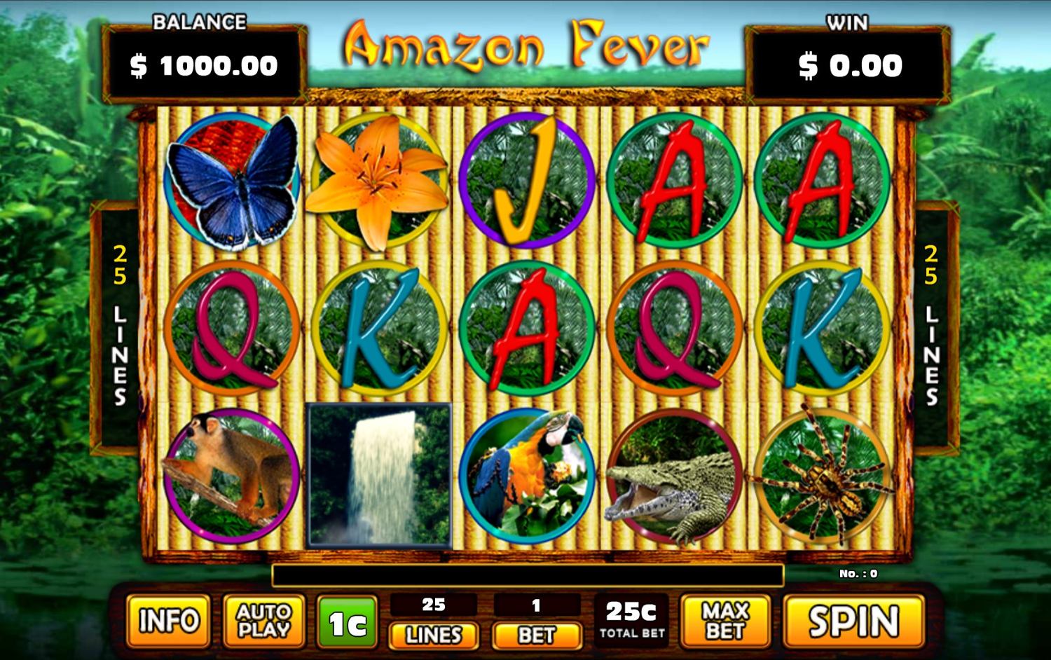 Amazon Fever Slot Gameplay
