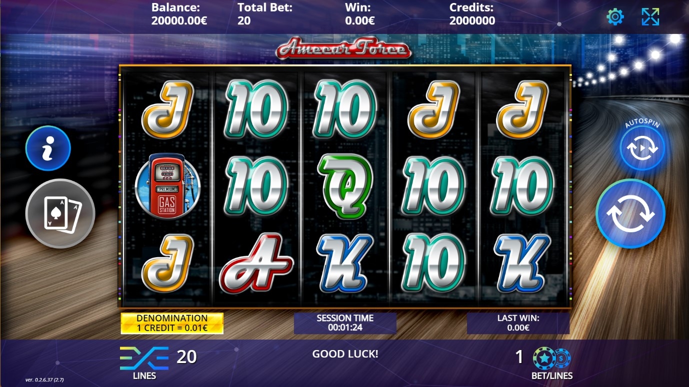 Amecar Force Slot Gameplay