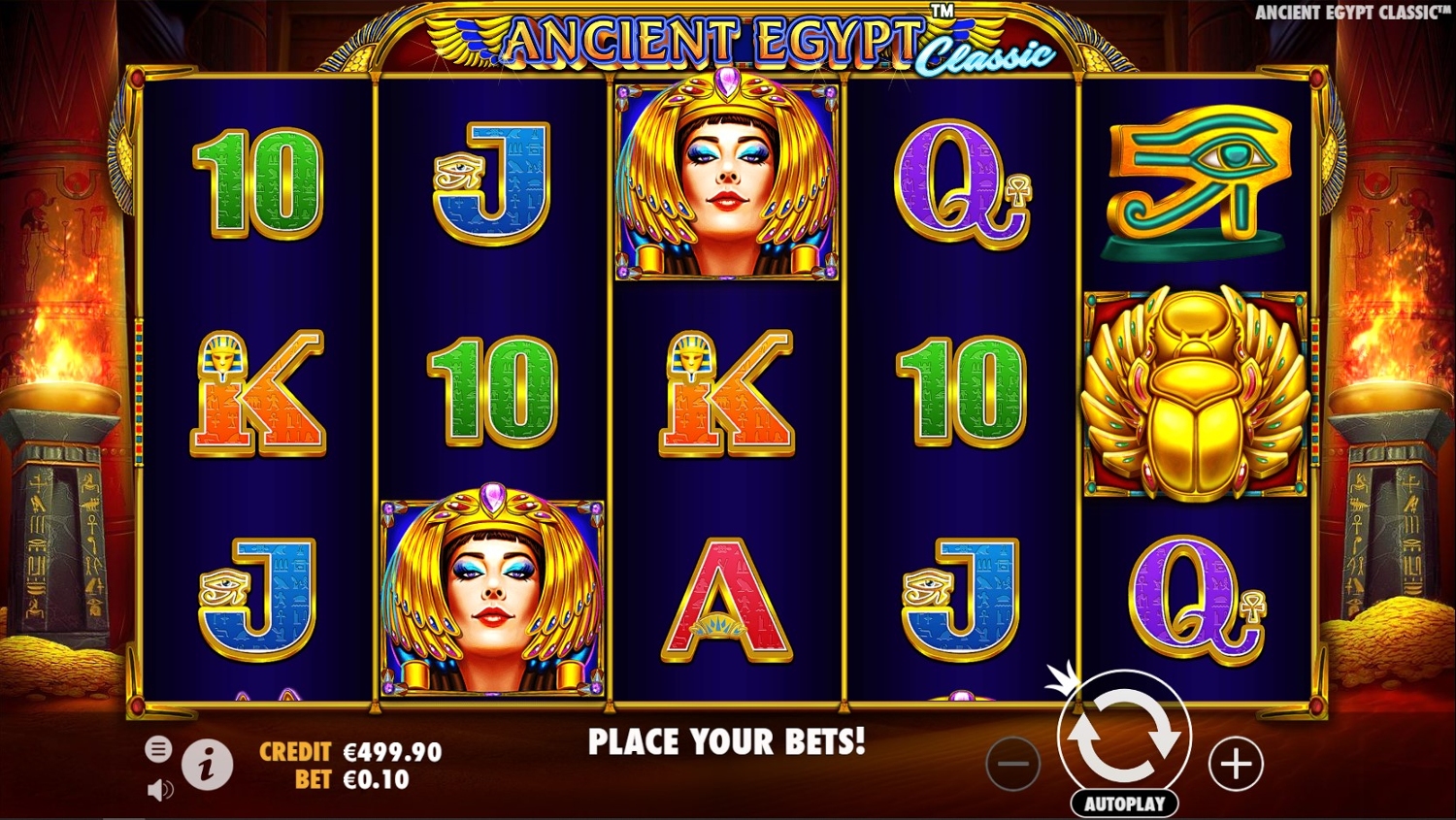 Ancient Egypt Classic Slot Gameplay