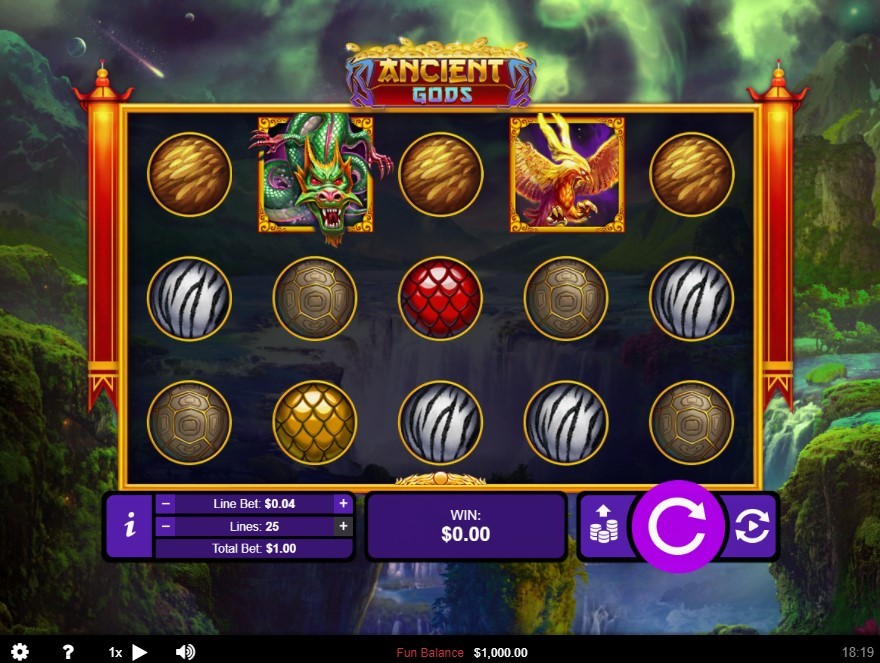 Ancient Gods Slot Gameplay