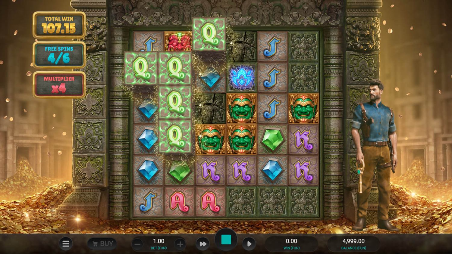 Ancient Tumble Slot Gameplay