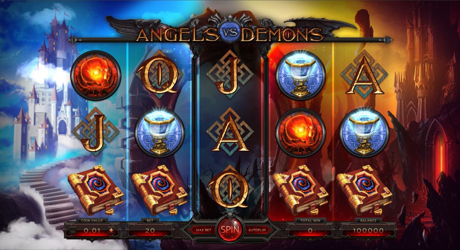 Angels vs Demons Slot Gameplay