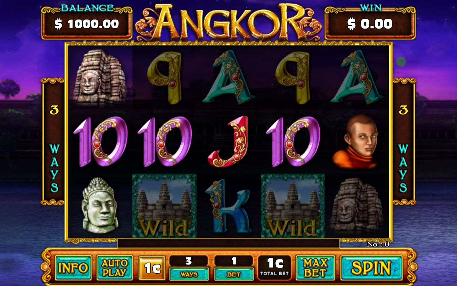 Angkor Slot Gameplay