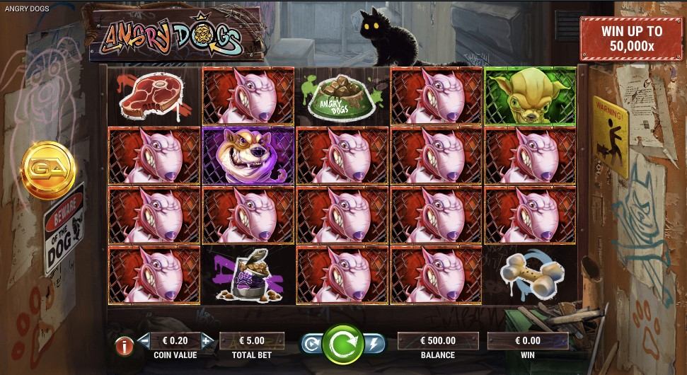 Angry Dogs Slot Gameplay