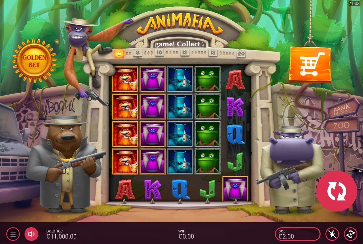 Animafia Slot Gameplay