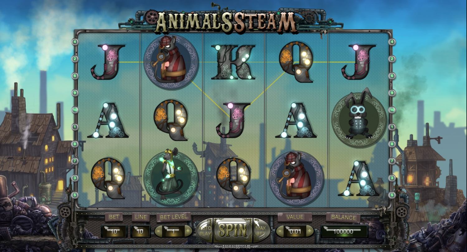 Animals Steam Slot Gameplay