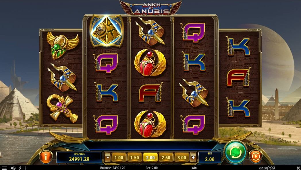 Ankh of Anubis Slot Gameplay