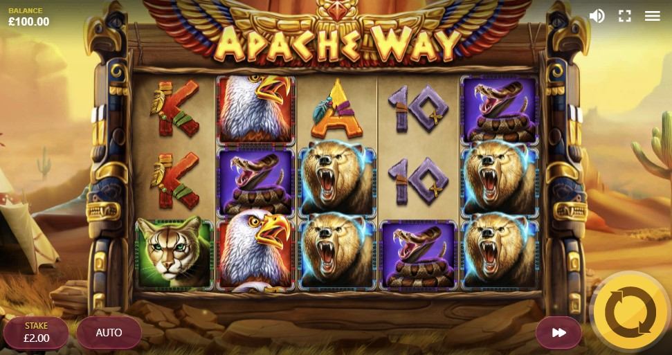 Apache Way Slot Gameplay