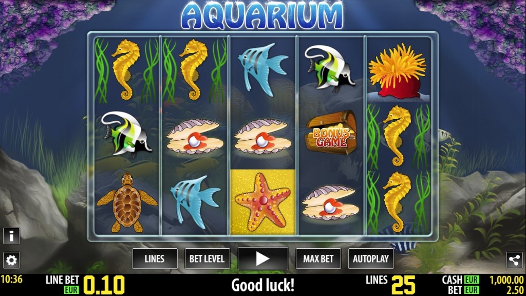 Aquarium Slot Gameplay