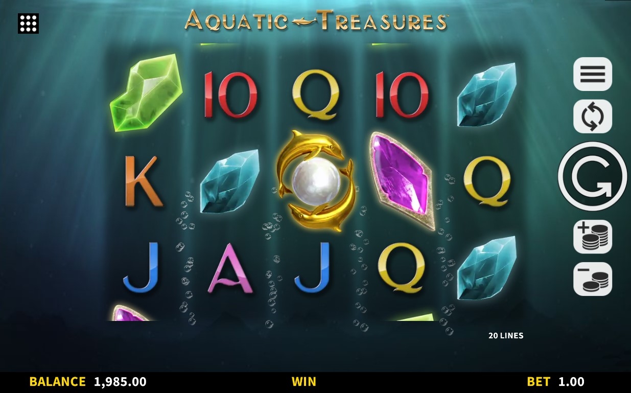 Aquatic Treasures Slot Gameplay