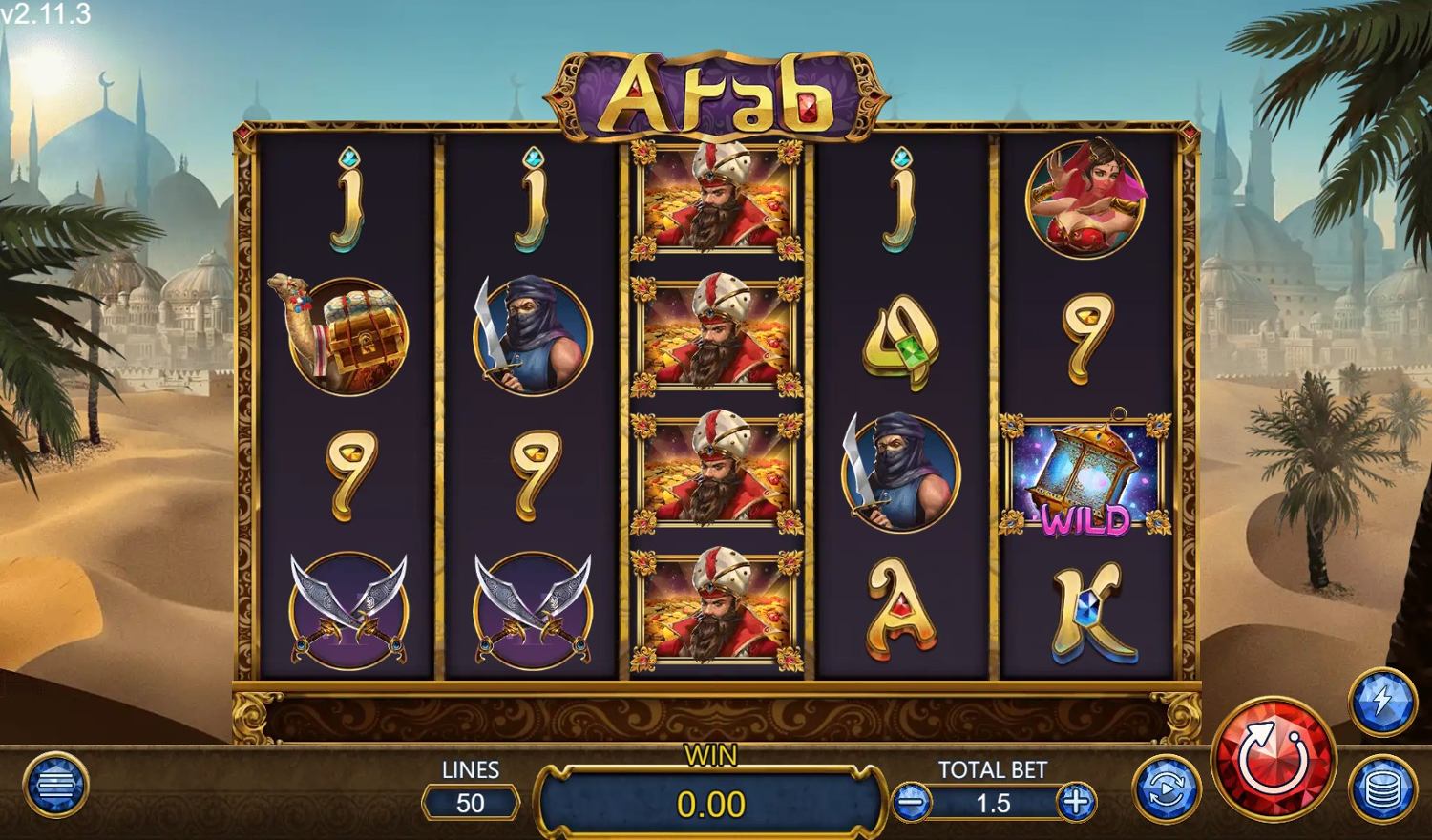 Arab Slot Gameplay