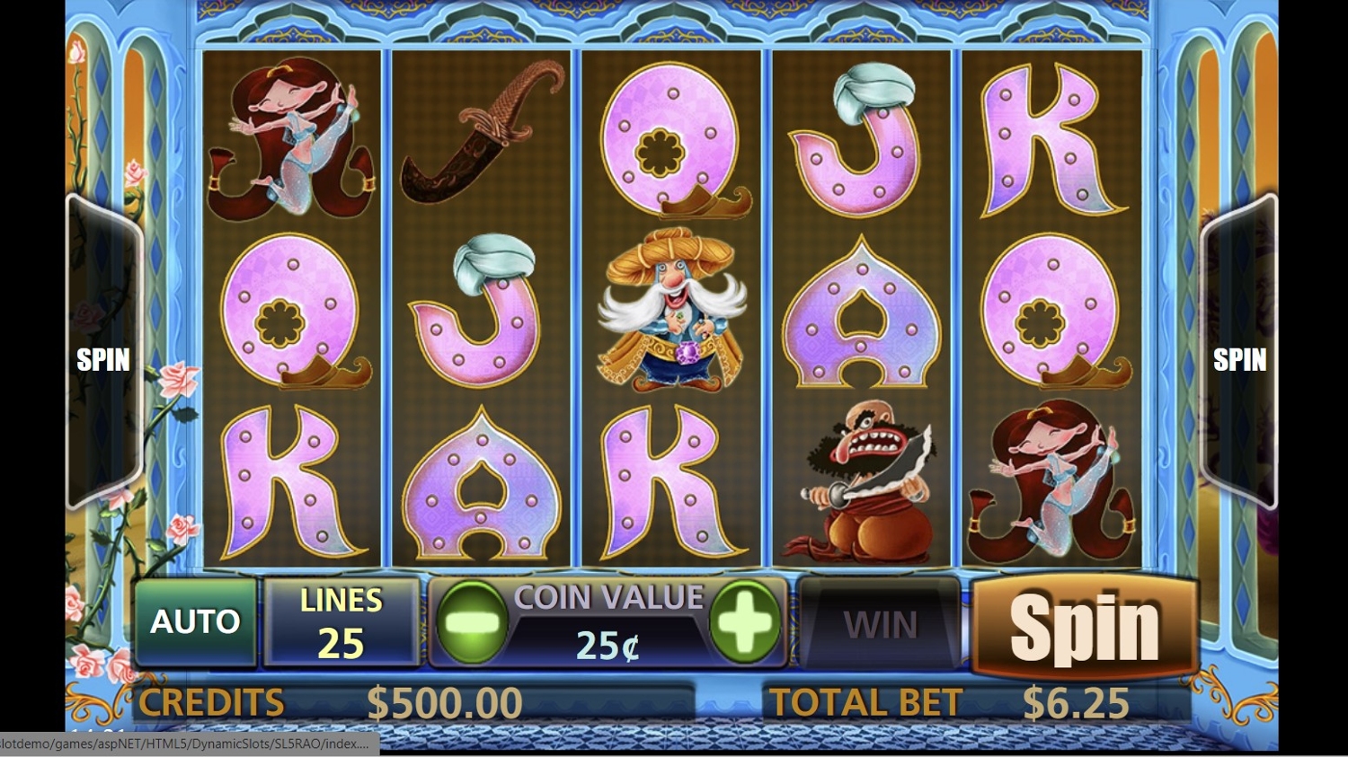 Arabian Oasis Slot Gameplay