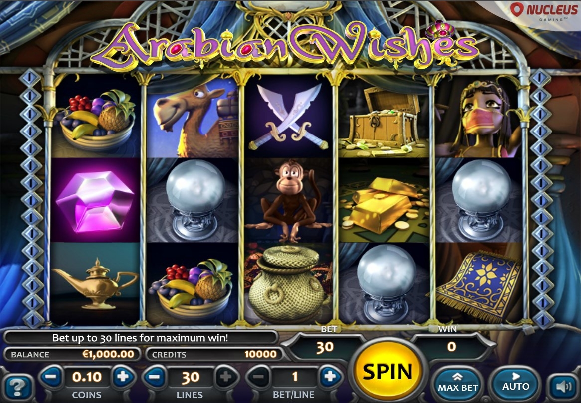 Arabian Wishes Slot Gameplay