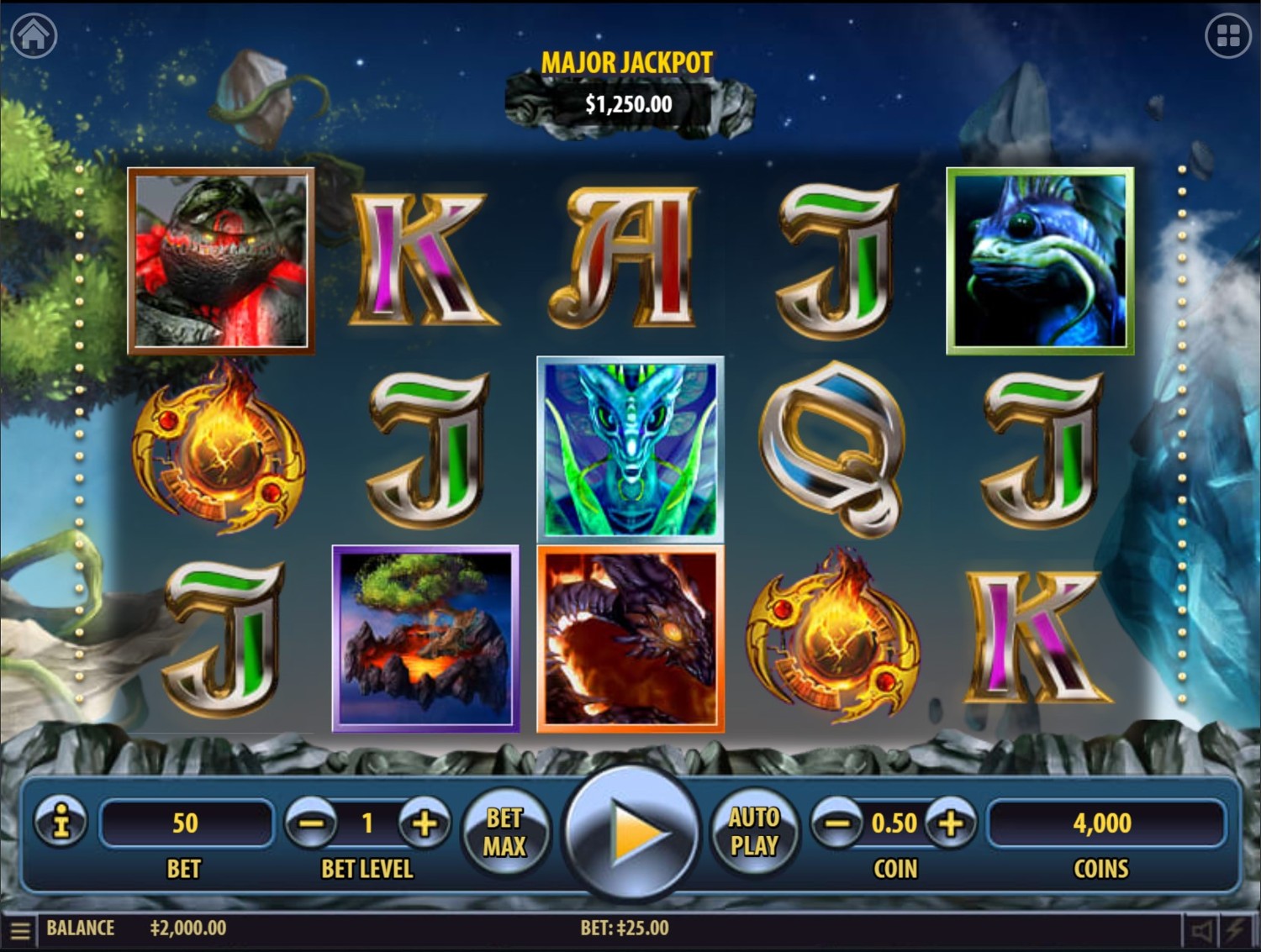 Arcane Elements Slot Gameplay