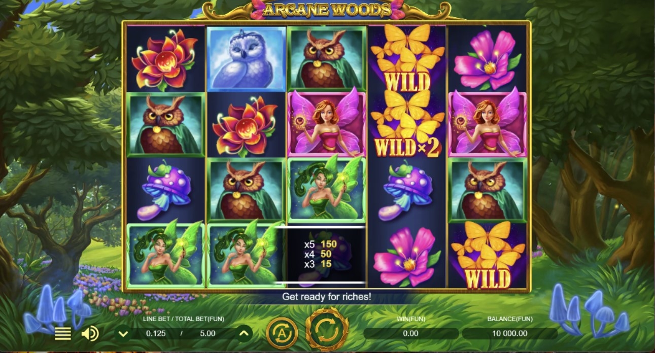 Arcane Woods Slot Gameplay