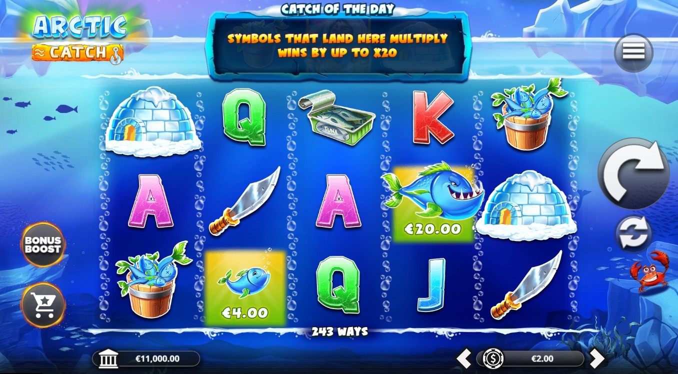 Arctic Catch Slot Gameplay