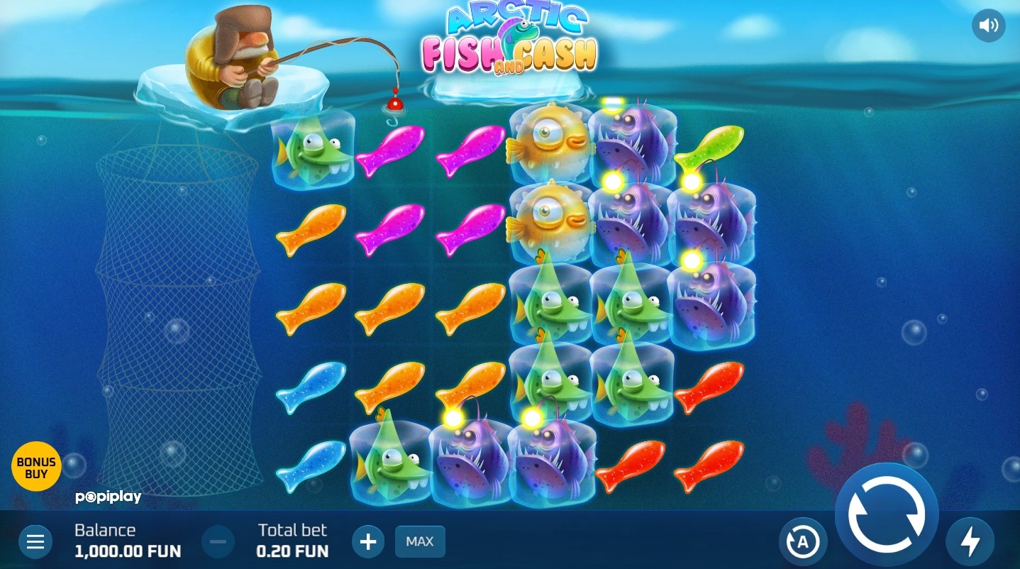 Arctic Fish and Cash Slot Gameplay