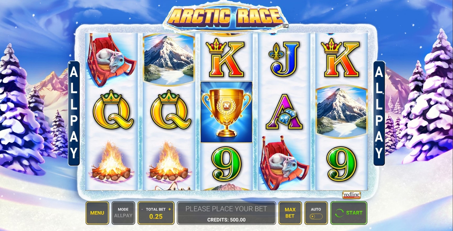 Arctic Race Slot Gameplay