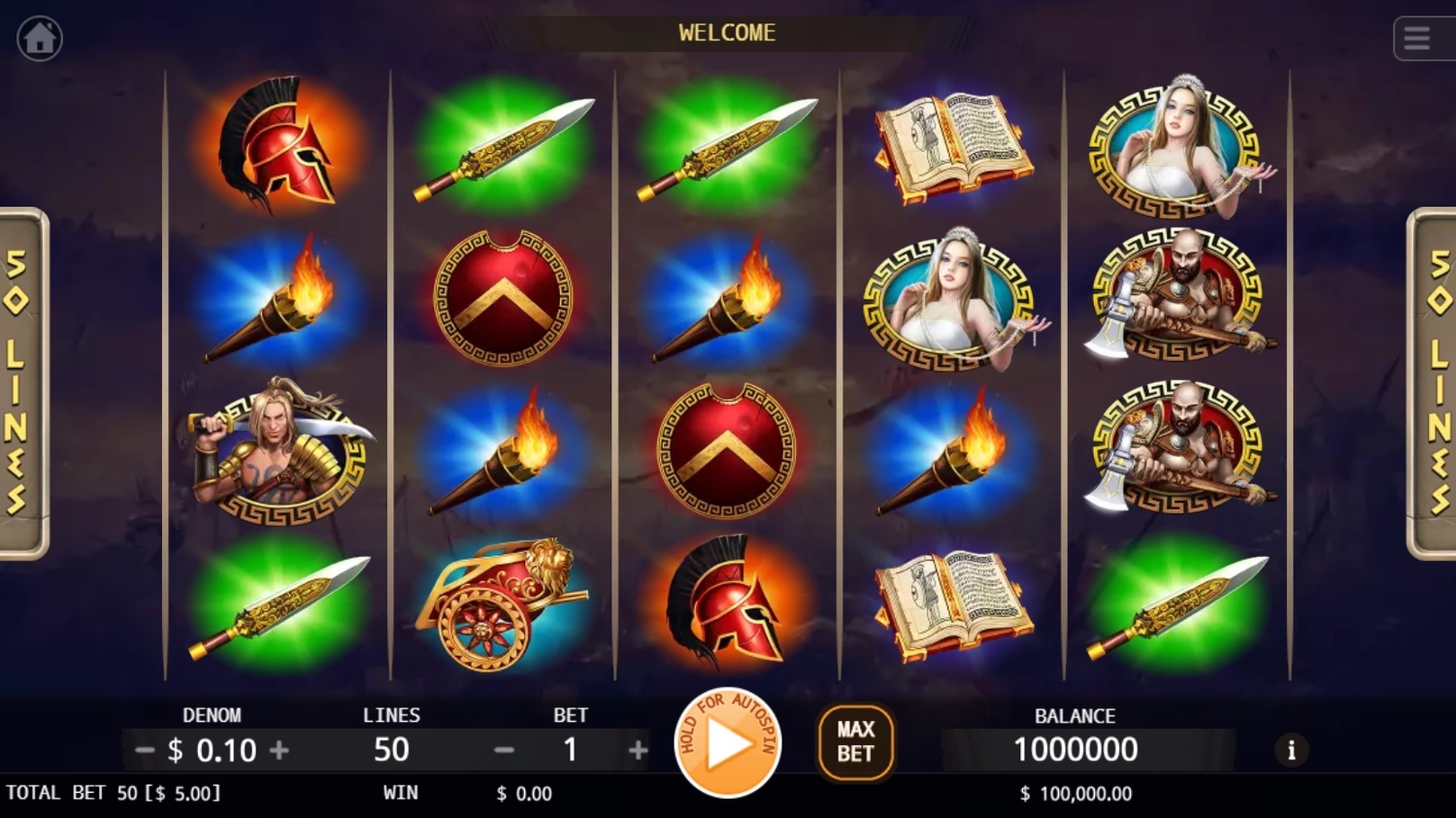 Ares God of War Slot Gameplay