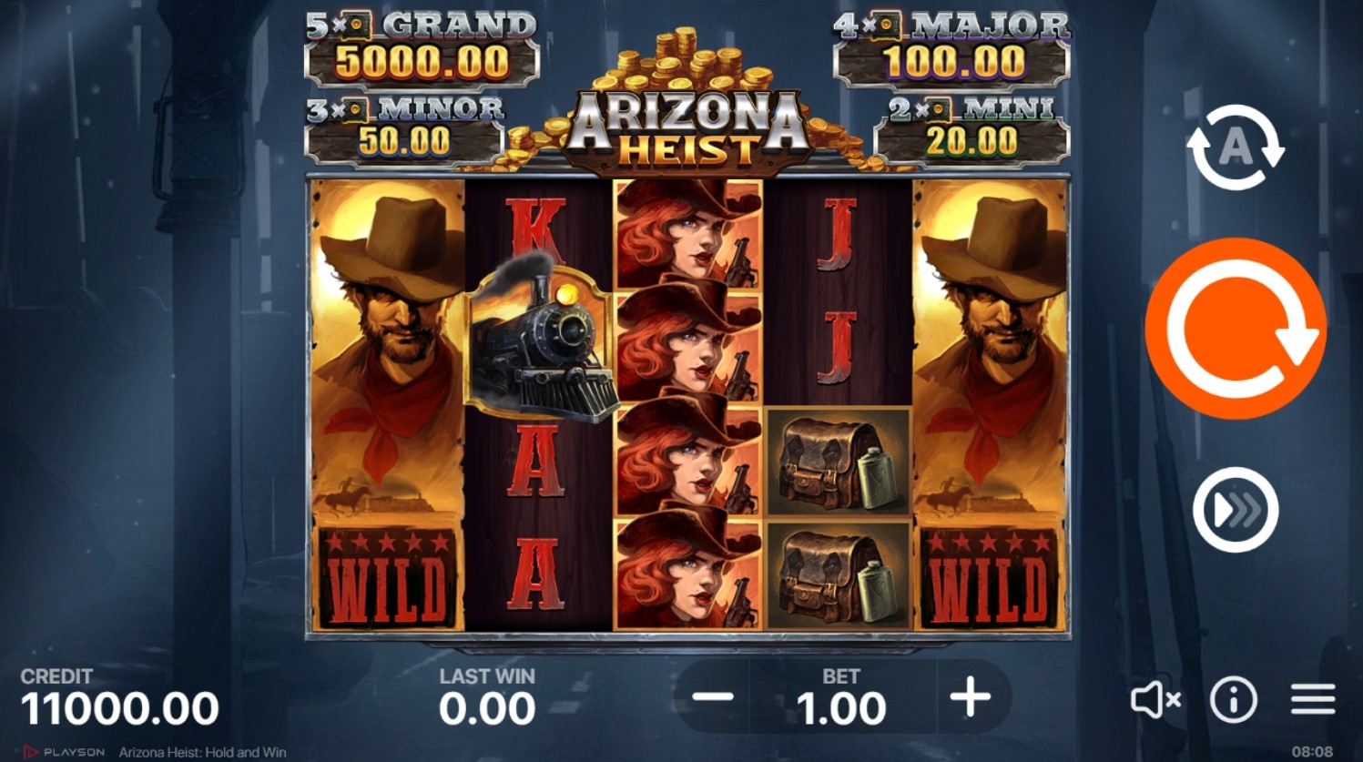 Arizona Heist Slot Gameplay