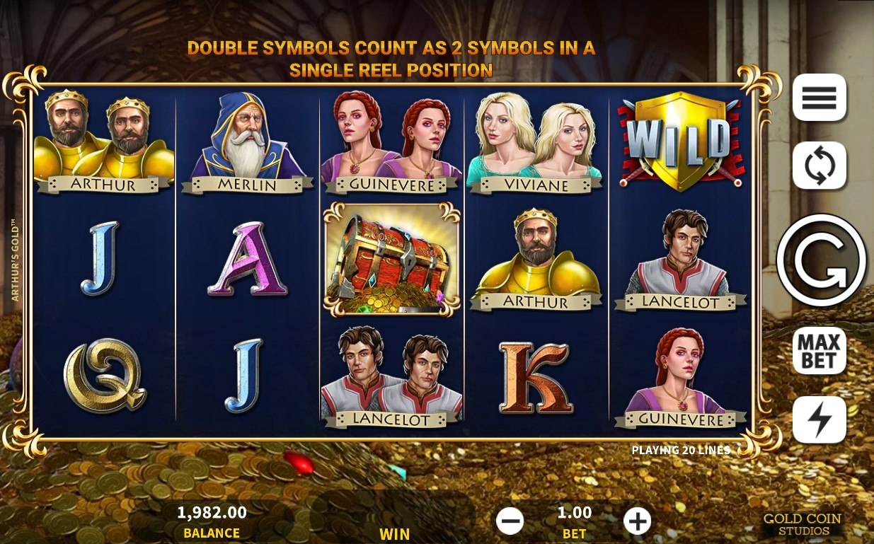 Arthurs Gold Slot Gameplay