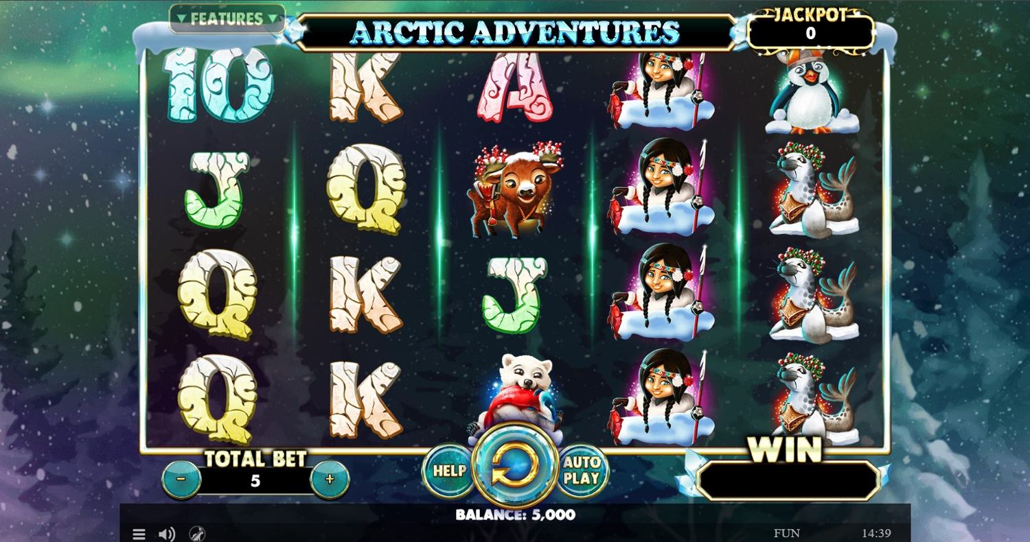 Artic Adventures Slot Gameplay