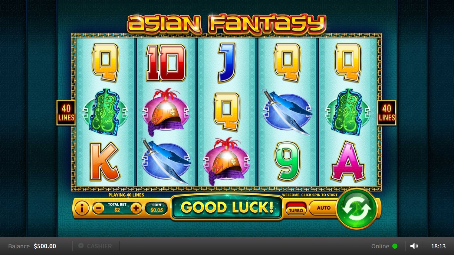 Asian Fantasy Slot Gameplay