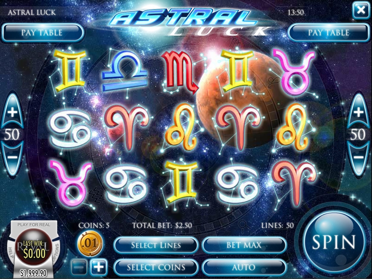 Astral Luck Slot Gameplay