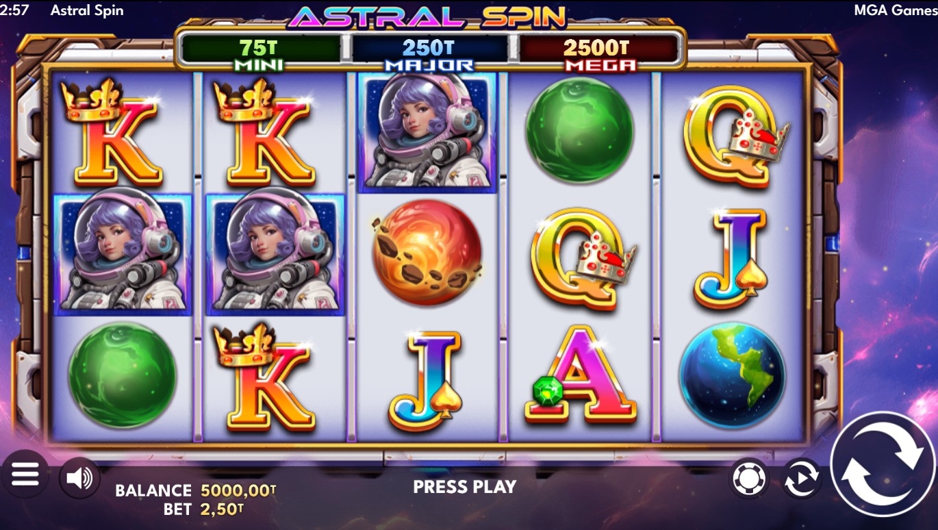 Astral Spin Slot Gameplay