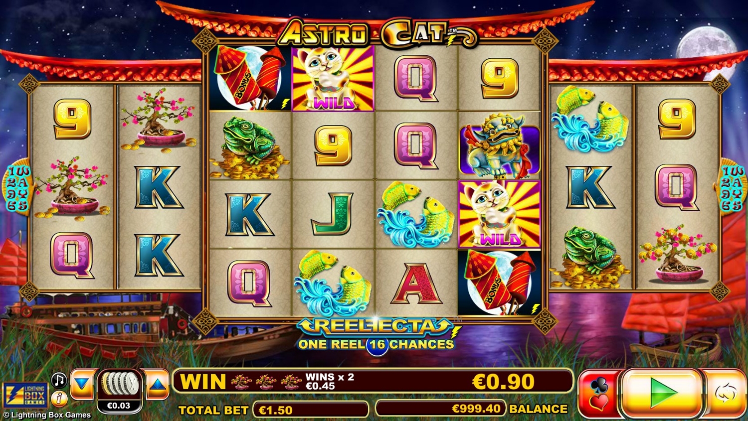 Astro Cat Slot Gameplay