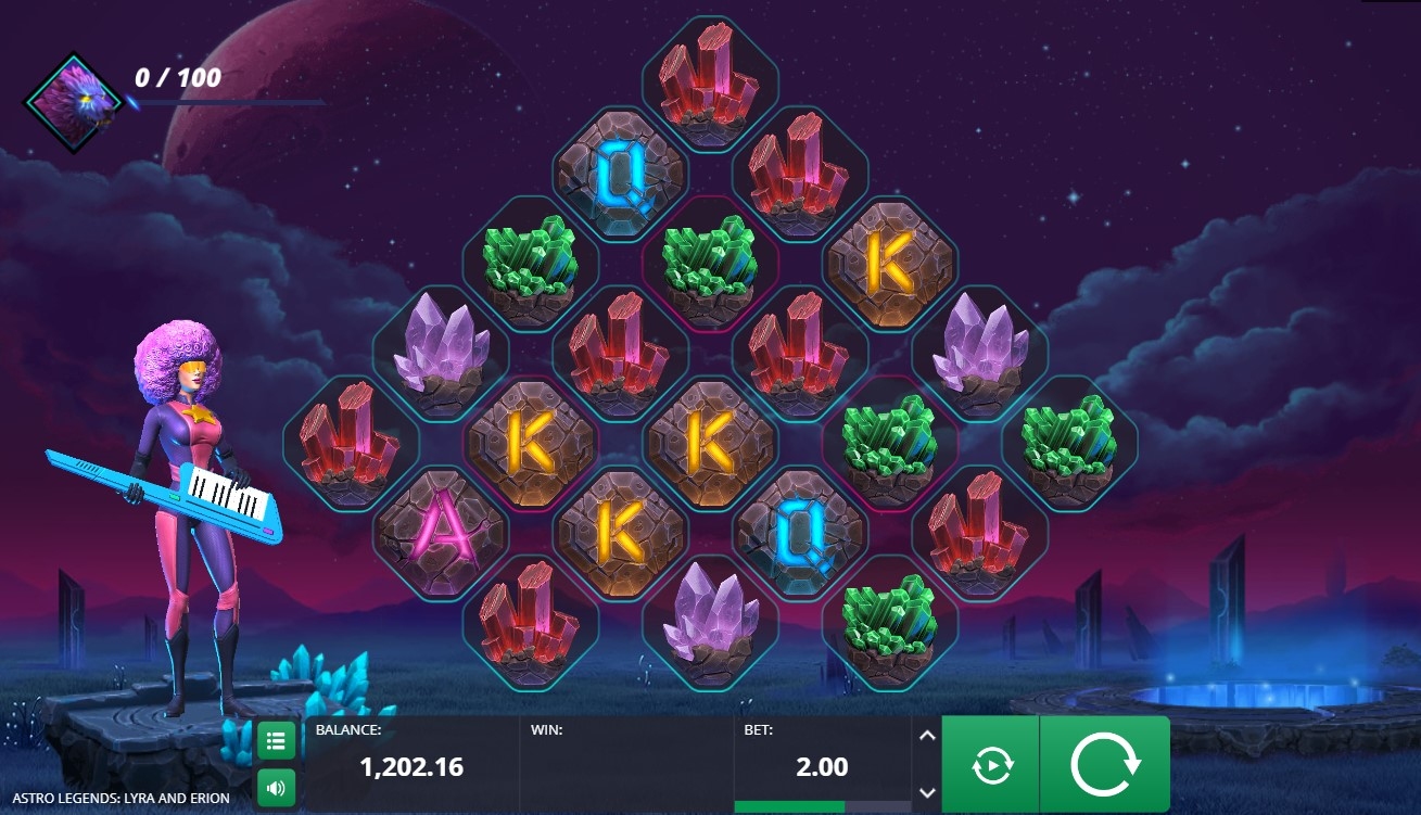 Astro Legends Lyra and Eyria Slot Gameplay