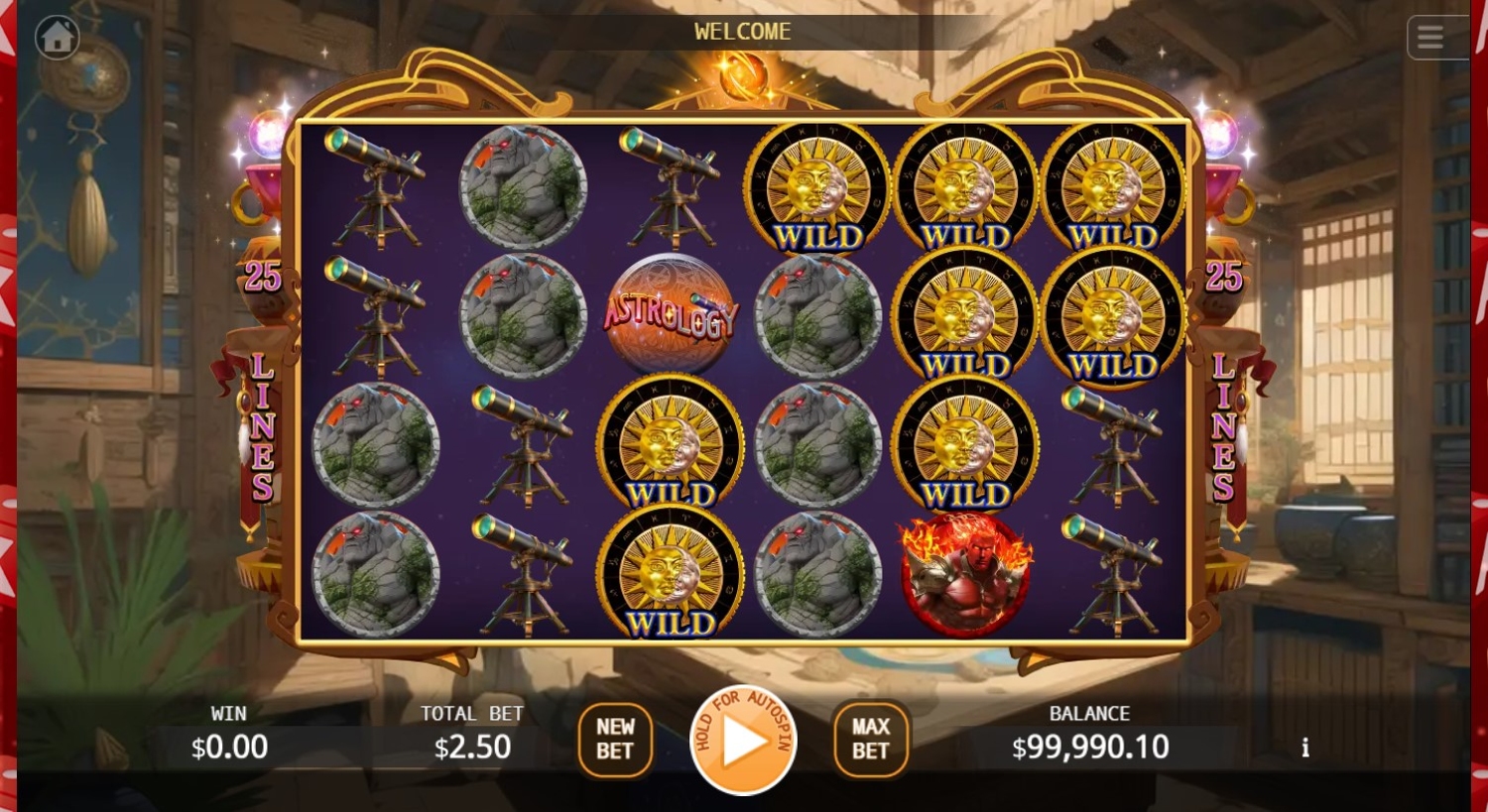 Astrology Slot Gameplay