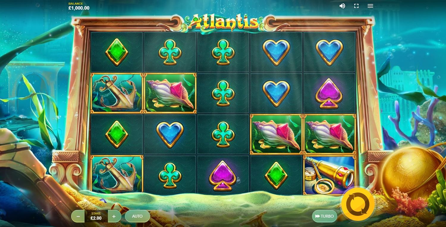 Atlantis Slot Gameplay
