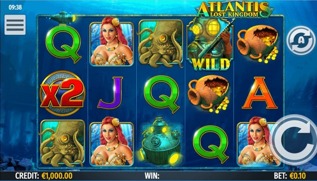 Atlantis (Octavian gaming) Slot Gameplay