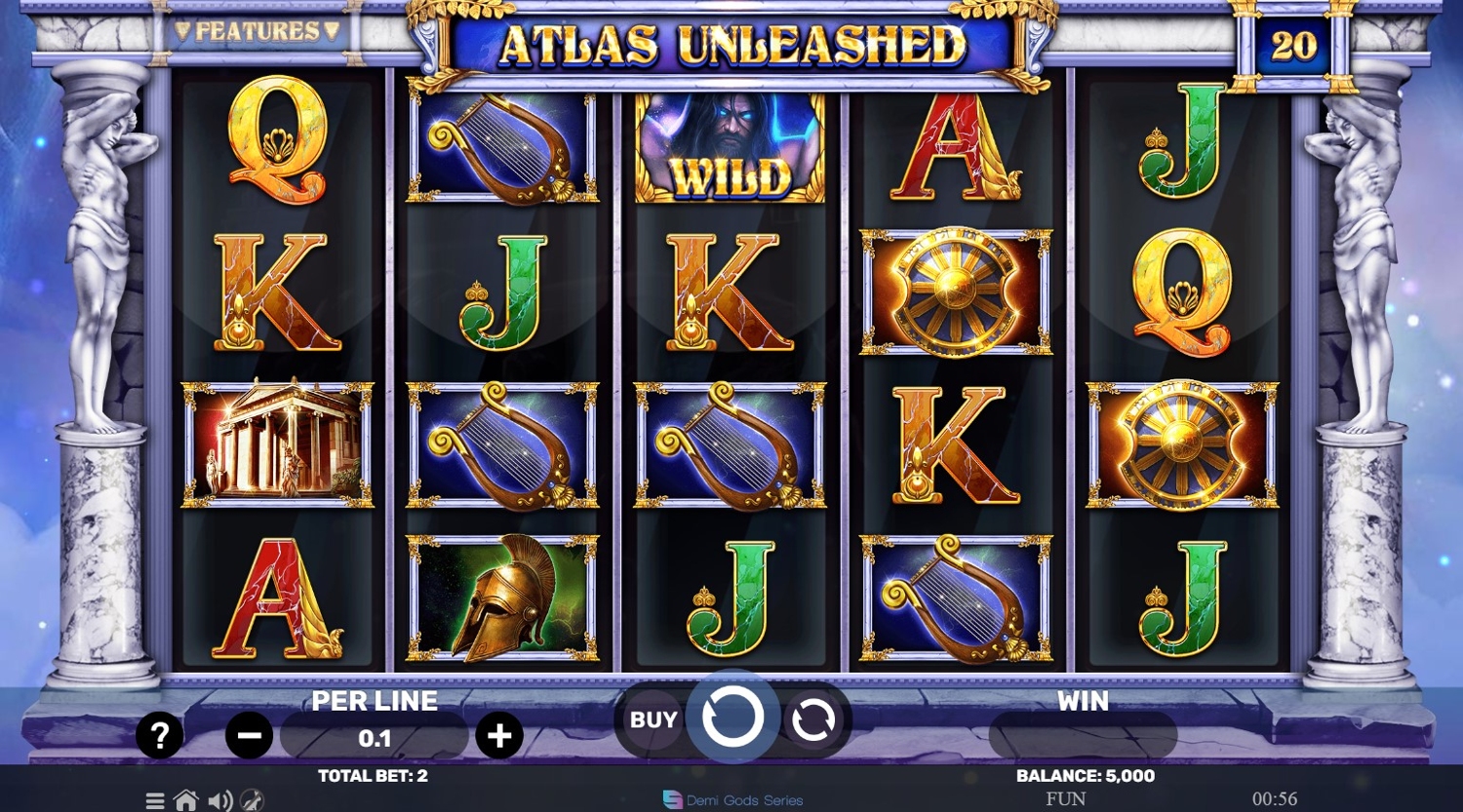 Atlas Unleashed Slot Gameplay