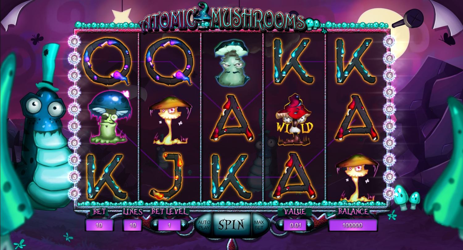 Atomic Mushrooms Slot Gameplay