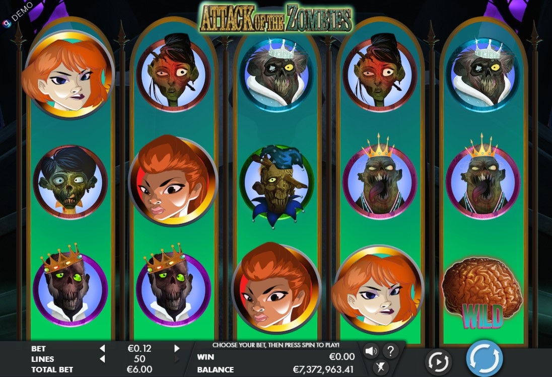 Attack of the Zombies Slot Gameplay