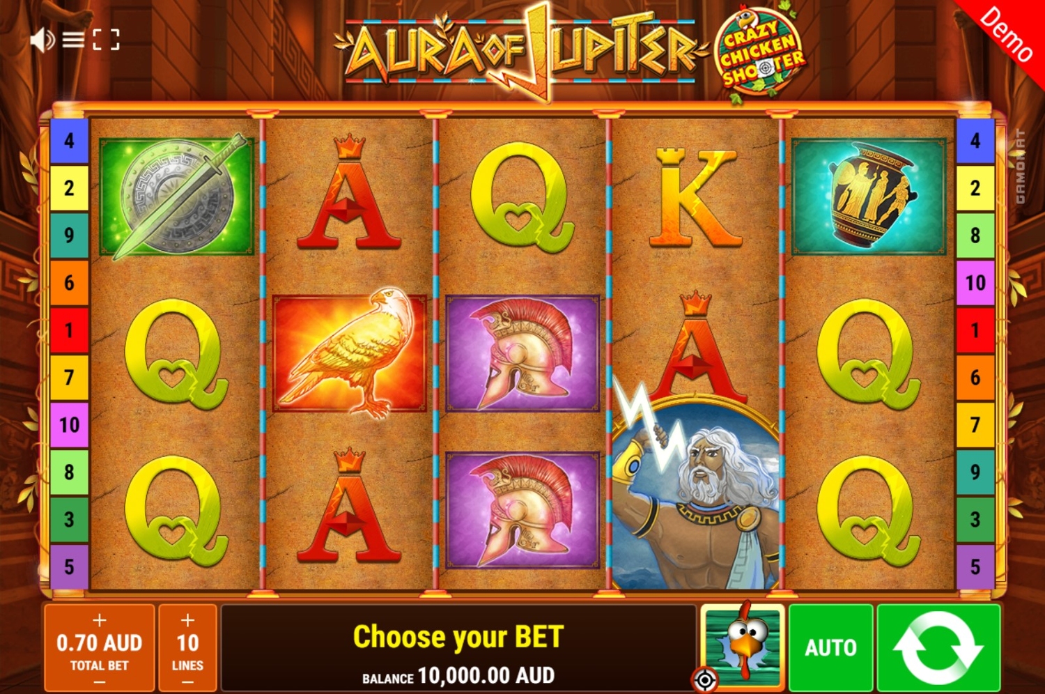 Aura of Jupiter - Crazy Chicken Shooter Slot Gameplay