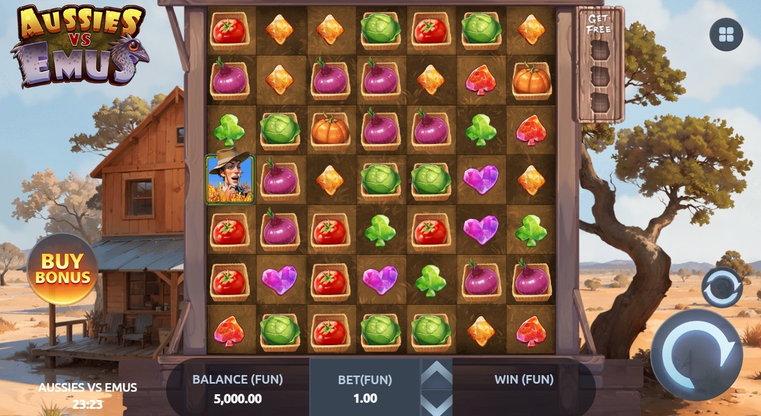 Aussies vs Emus Slot Gameplay