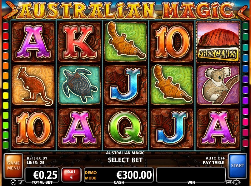 Australian Magic Slot Gameplay