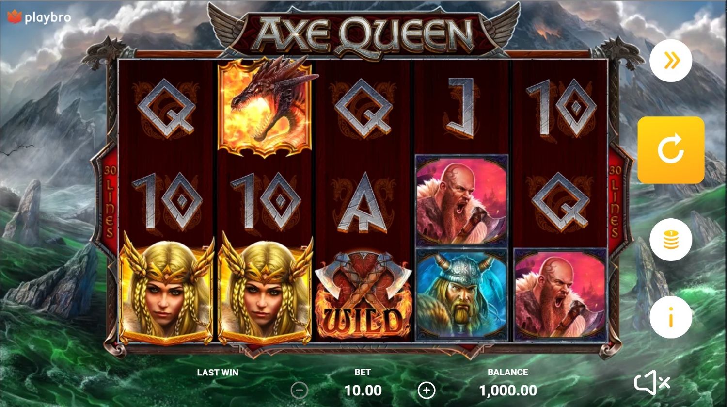 Axe Queen Slot Gameplay