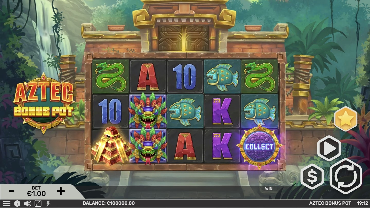 Aztec Bonus Pot Slot Gameplay