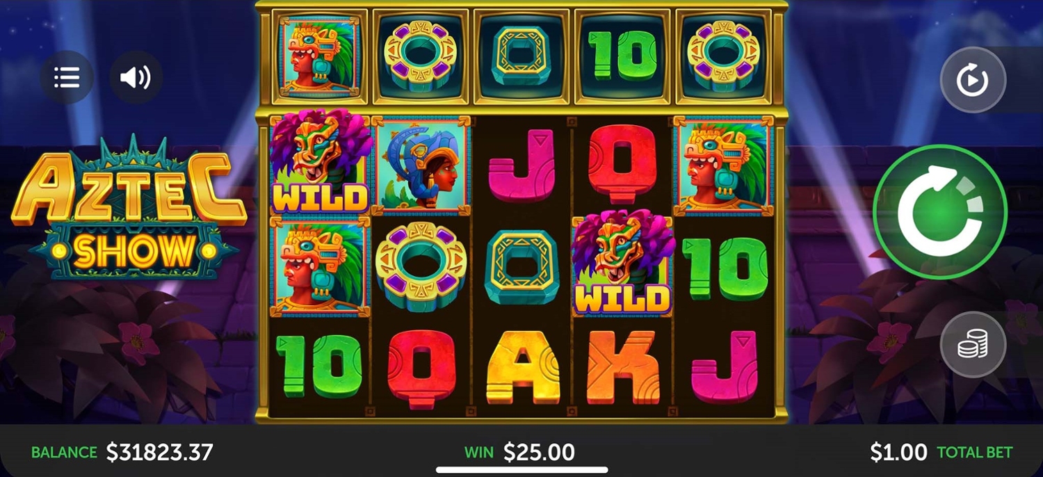 Aztec Show Slot Gameplay