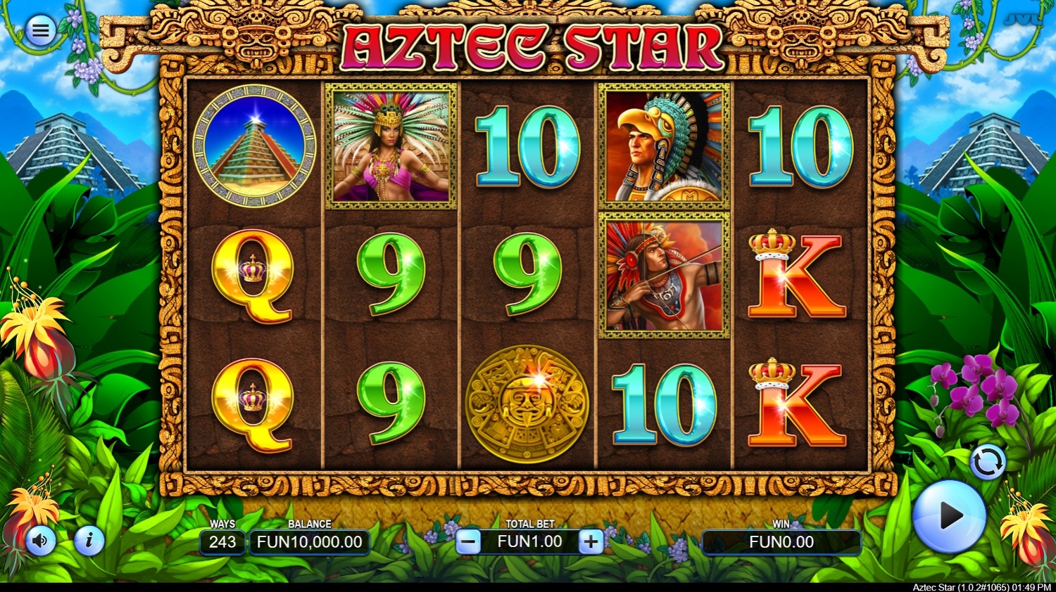 Aztec Star Slot Gameplay
